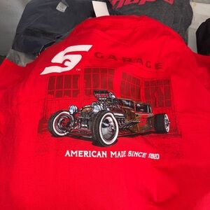 Garage Red Graphic Men's Tee